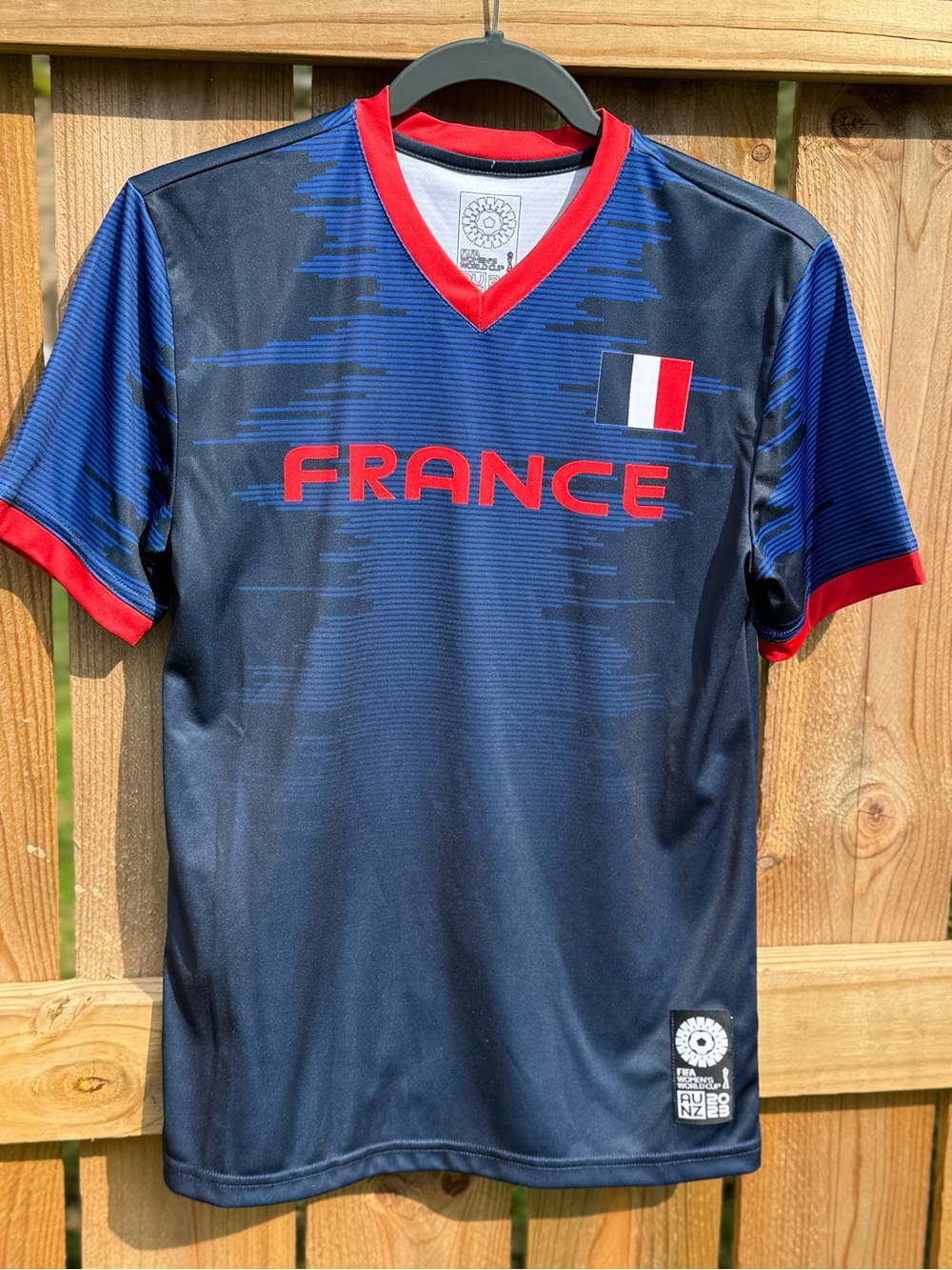 FIFA Women’s World Cup 2023 France Athletic Performance Shirt Girls 10/12 Medium